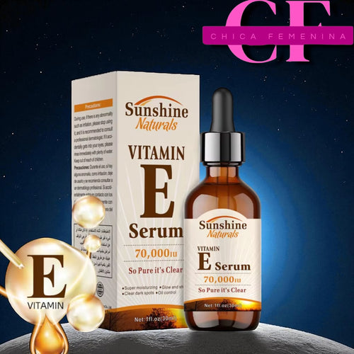 SUERO DE VITAMINA E DE LA MARCA SUNSHINE NATURALS, UN PRODUCTO PARA EL CUIDADO DE LA PIEL