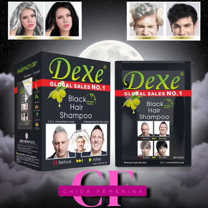 SHAMPOO PARA CABELLO NEGRO (64 UND X CAJA)