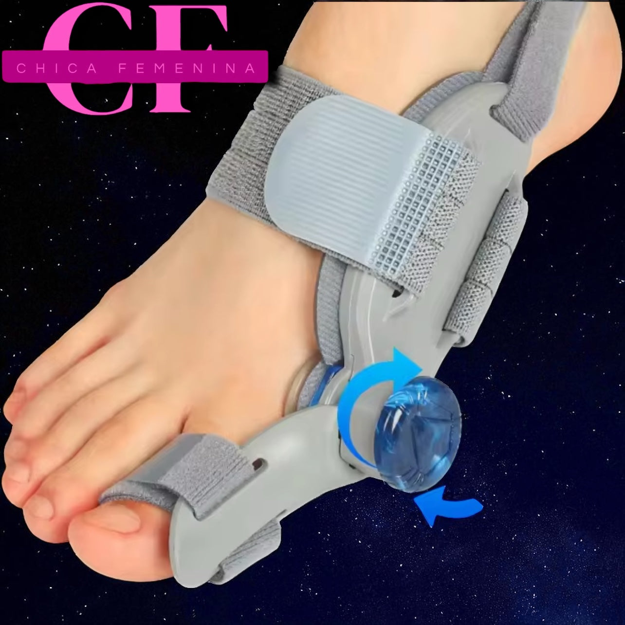 CORRECTOR DE JUANETES PARA MUJERES Y HOMBRES, PUNTERA GRANDE