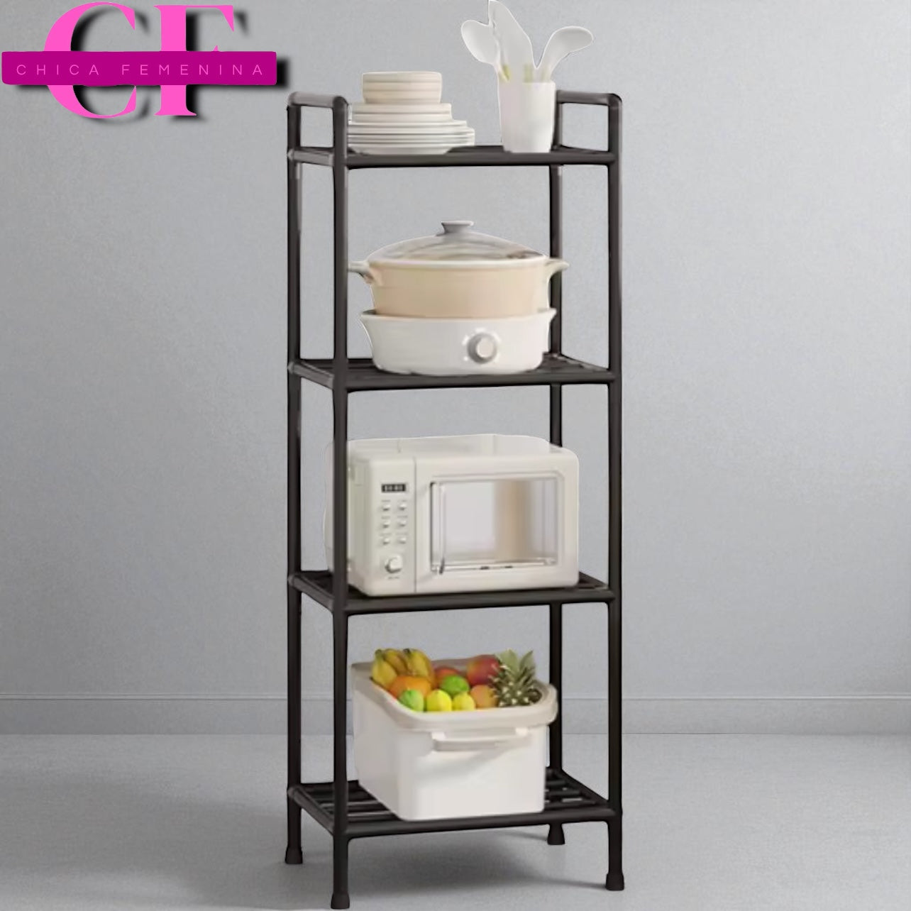 ESTANTE MULTIFUNCIONAL 5 NIVELES CON GANCHO