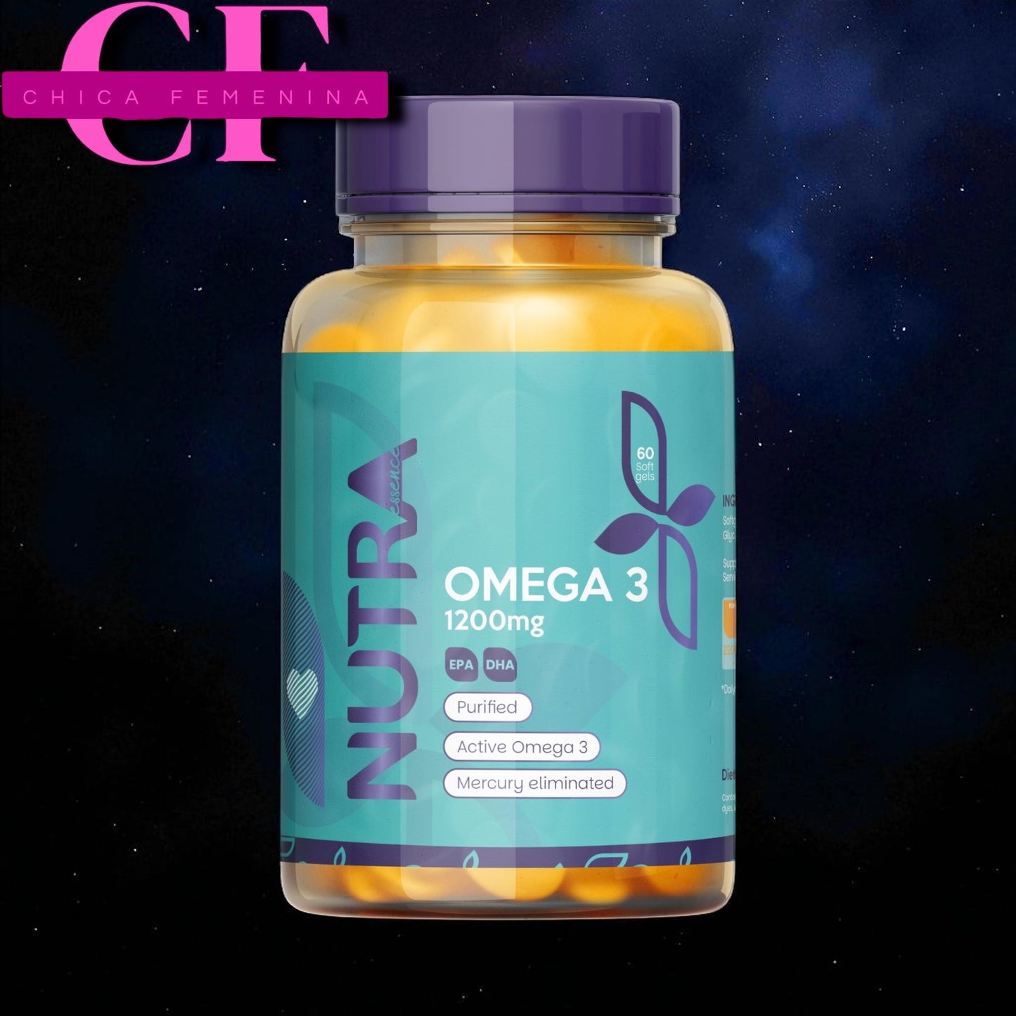 OMEGA 3 1200 MG (BODEGA E) X 60 SOFGEL- LIBRE DE MERCURIO