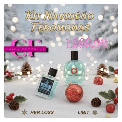 KIT NAVIDEÑO FEROMONAS - HER LOSS + LIBIHOT