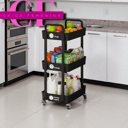 ESTANTE / CARRITO DE COCINA 4 NIVELES