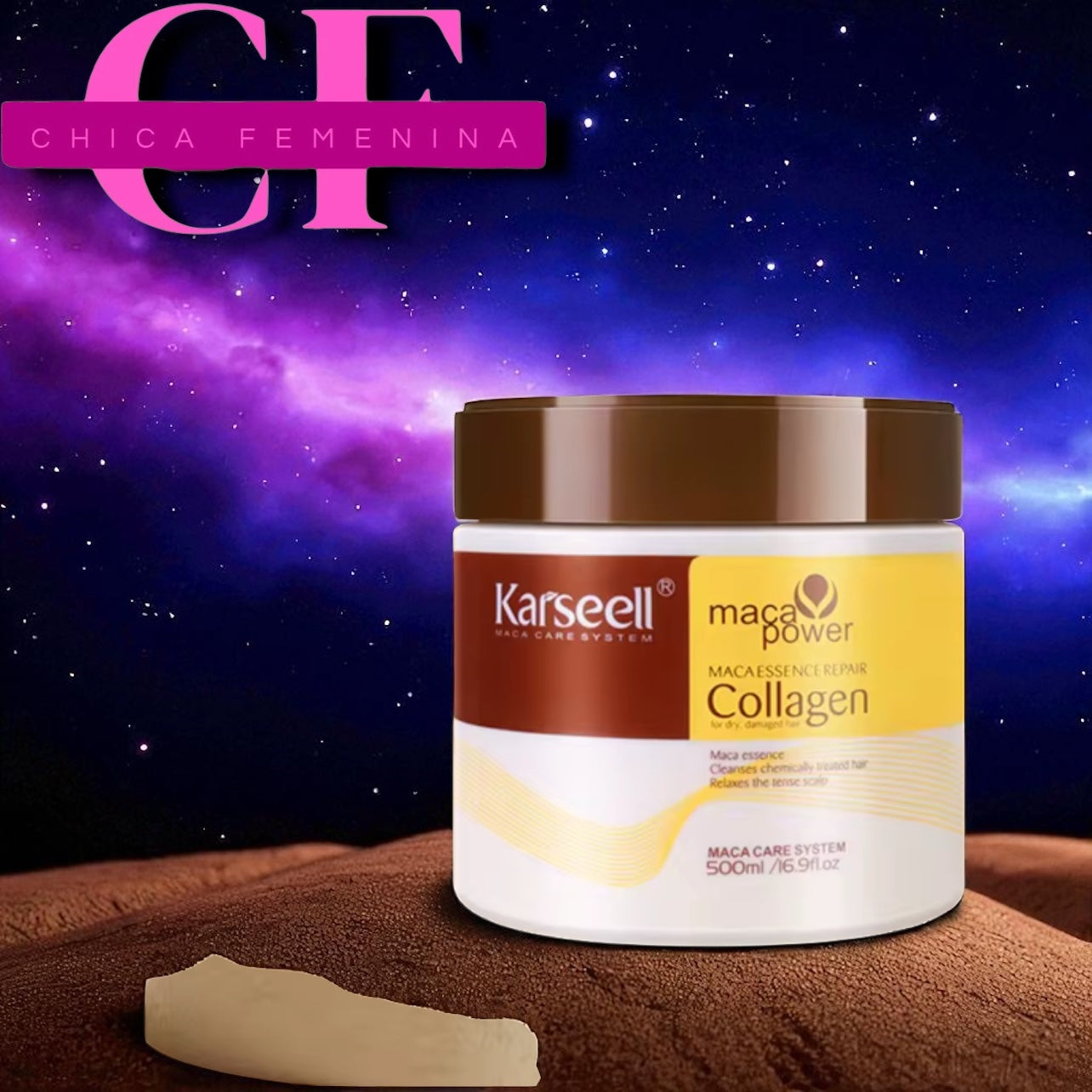 Karseell Aceite de argán marroquí para curación del cabello