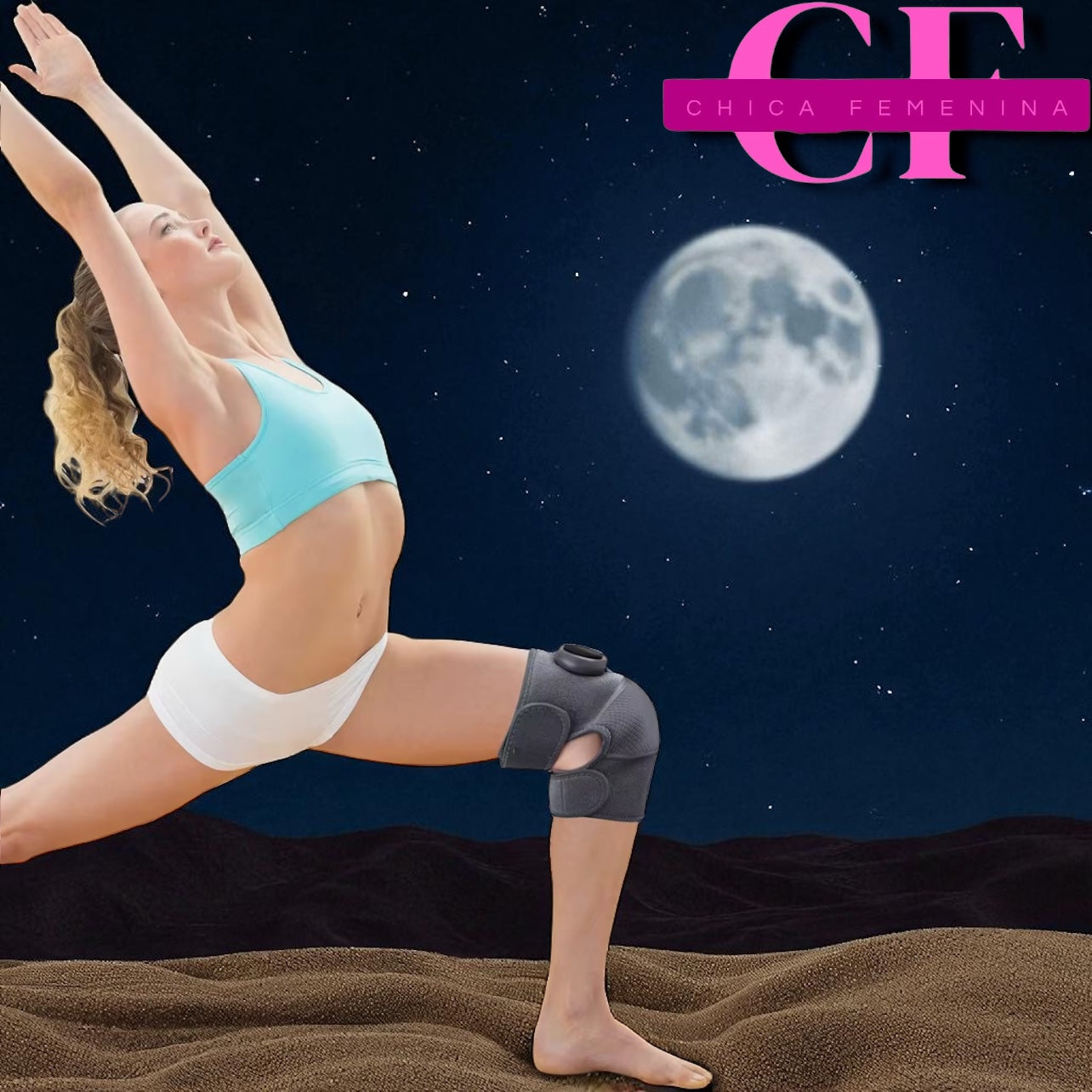 RODILLERA 2 EN 1 CON CALEFACION ORTOPEDICA