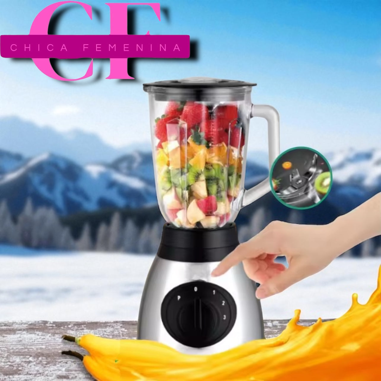 LICUADORA ELECTRIC BLENDER RAF (CAJA X 6) (6 UND X CAJA)