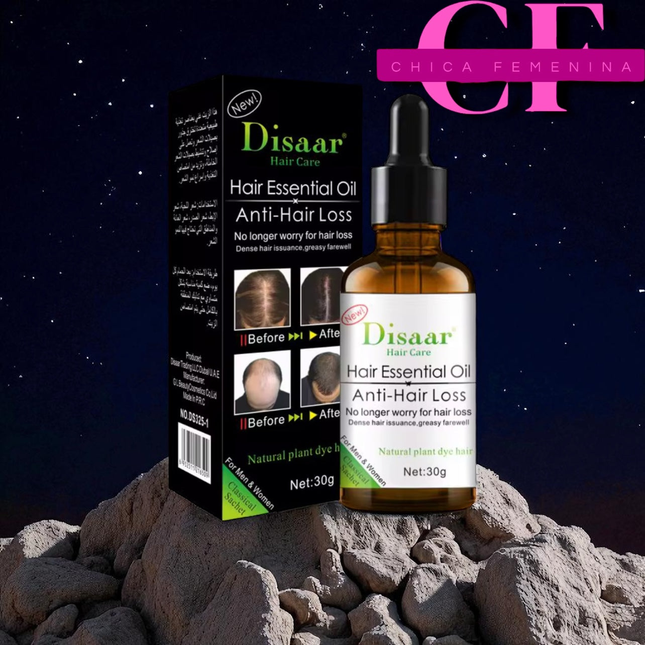 DISAAR SERUM PARA EL CRECIMIENTO DEL CABELLO HOMBRE Y MUJERES