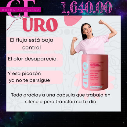 URO VAGINAL PROBIOTICS (BODEGA E) PARA LA SALUD VAGINAL DE LAS MUJERES, EQUILIBRIO DEL PH (Copia)