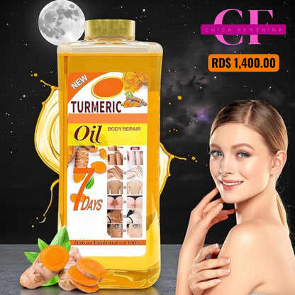 ACEITE CORPORAL DE CÚRCUMA TUMERIC, ACEITE SUPER BLANQUEADOR