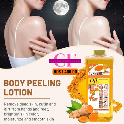 ACEITE CORPORAL DE CÚRCUMA TUMERIC, ACEITE SUPER BLANQUEADOR