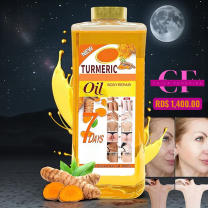 ACEITE CORPORAL DE CÚRCUMA TUMERIC, ACEITE SUPER BLANQUEADOR