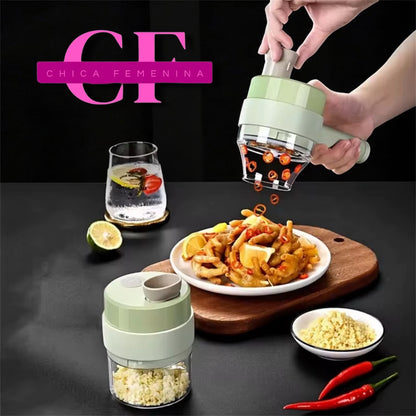 PICADORA ELÉCTRICA D/MANO D/VEGETALES 419G