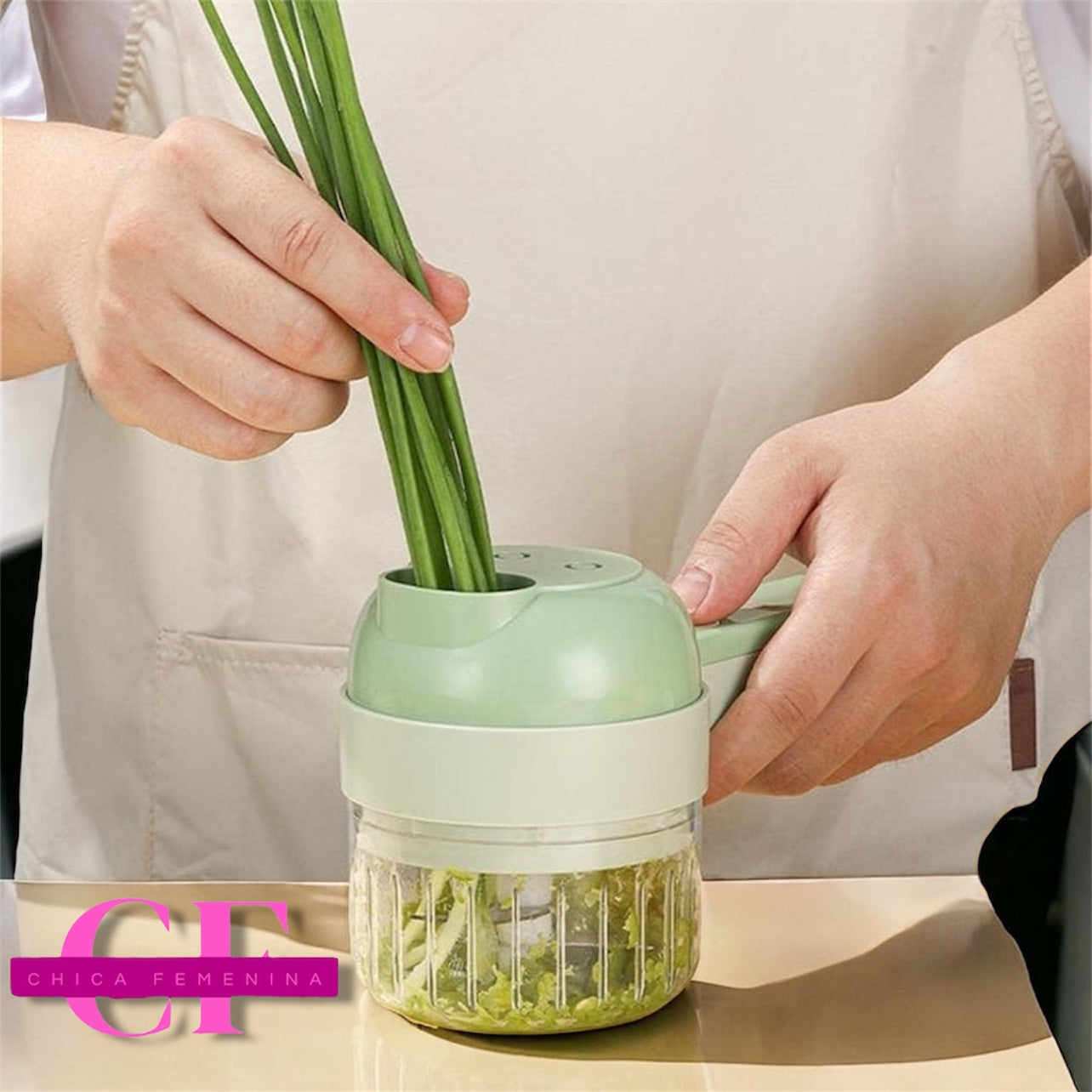 PICADORA ELÉCTRICA D/MANO D/VEGETALES 419G