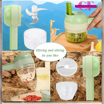 PICADORA ELÉCTRICA D/MANO D/VEGETALES 419G