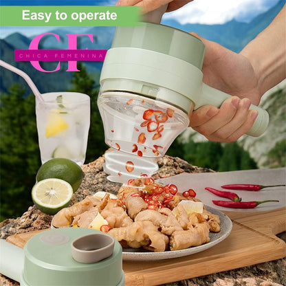 PICADORA ELÉCTRICA D/MANO D/VEGETALES 419G