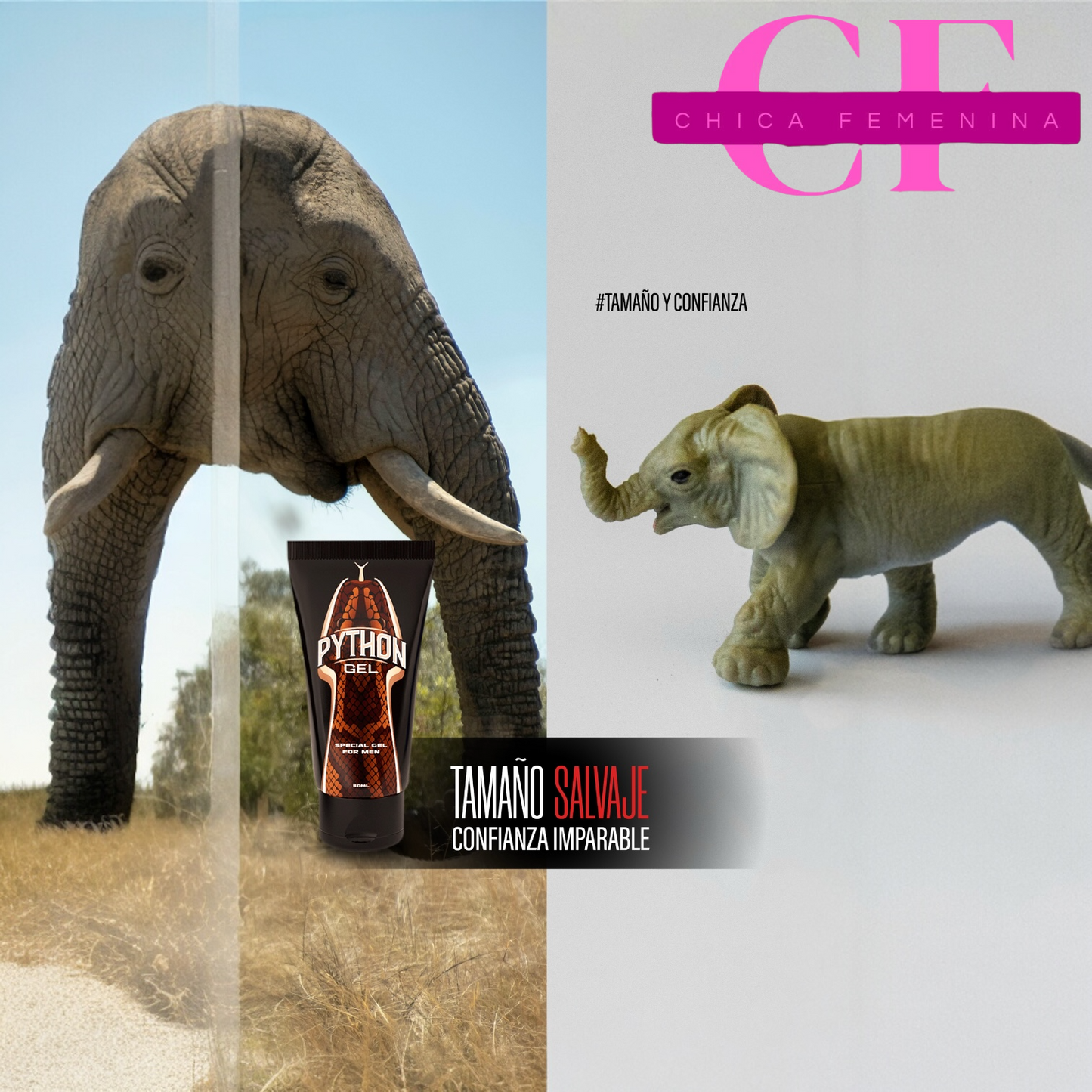 PYTHON GEL NATURAL MASCULINO