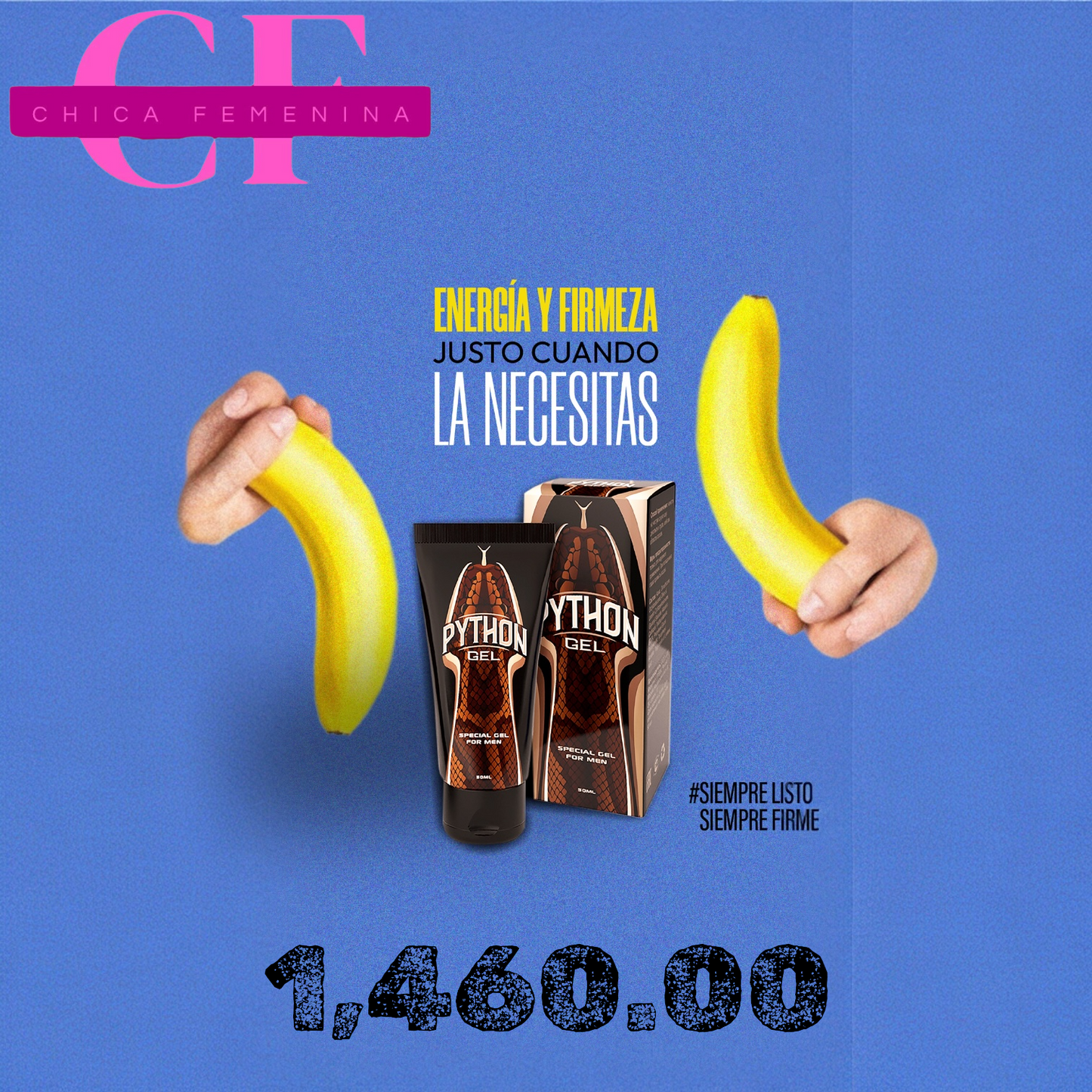 PYTHON GEL NATURAL MASCULINO