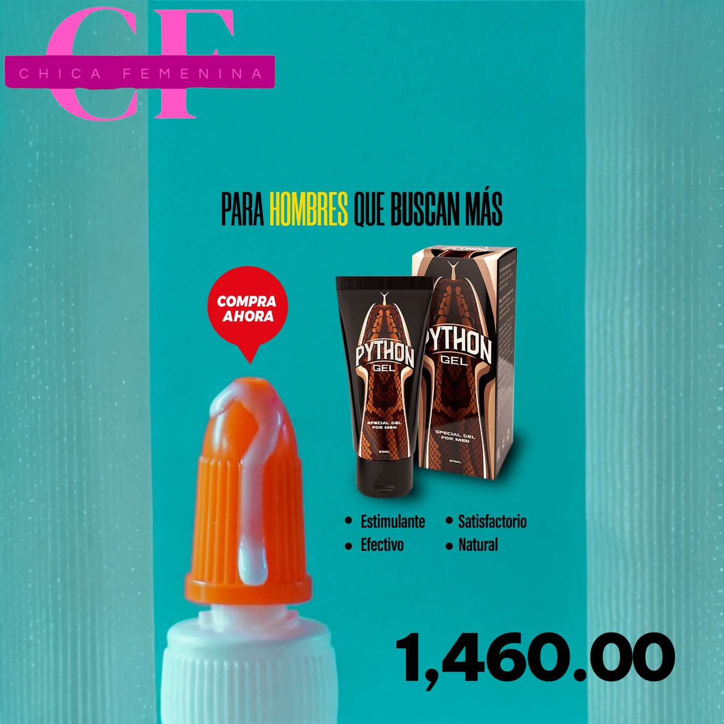 PYTHON GEL NATURAL MASCULINO