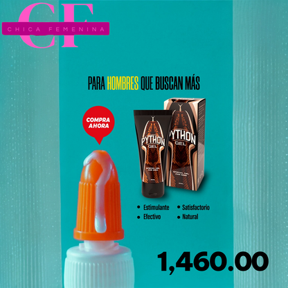 PYTHON GEL NATURAL MASCULINO