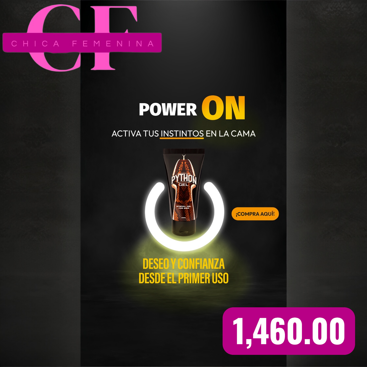 PYTHON GEL NATURAL MASCULINO