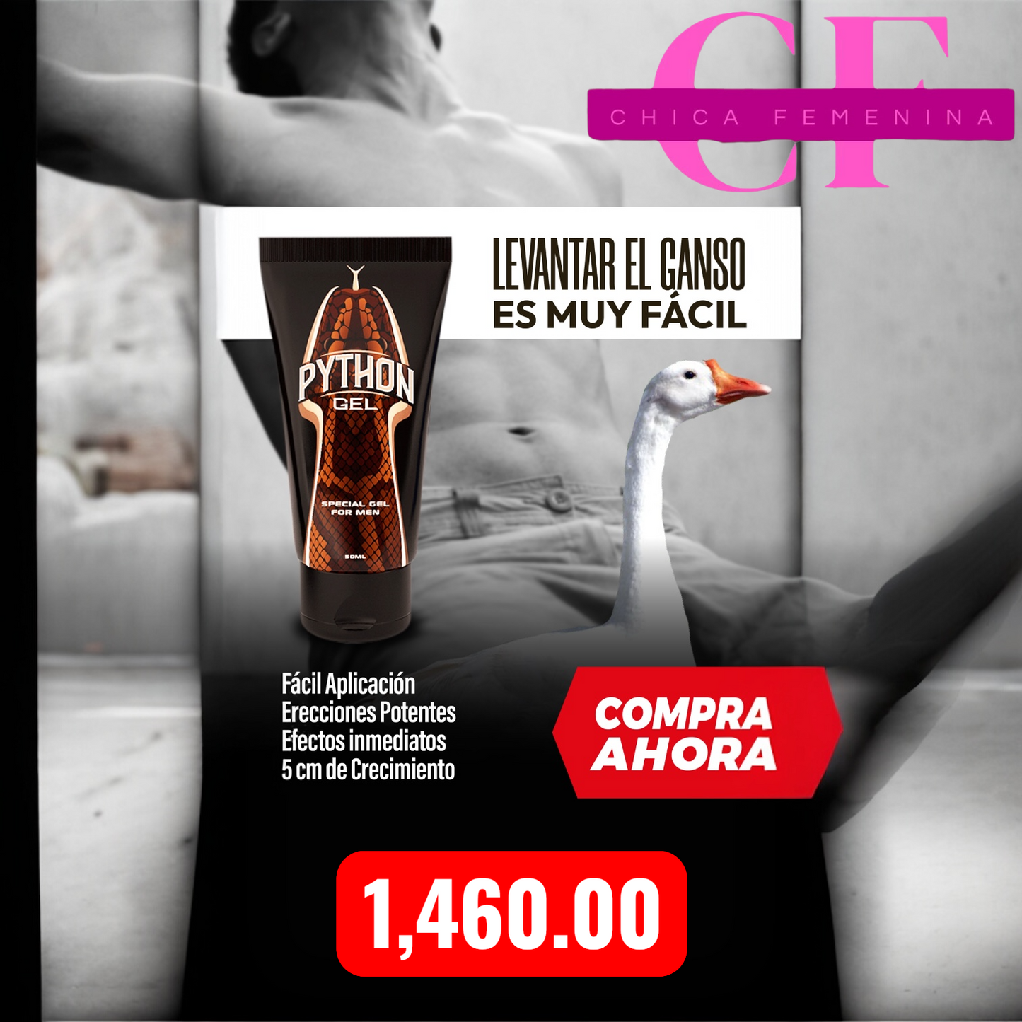 PYTHON GEL NATURAL MASCULINO