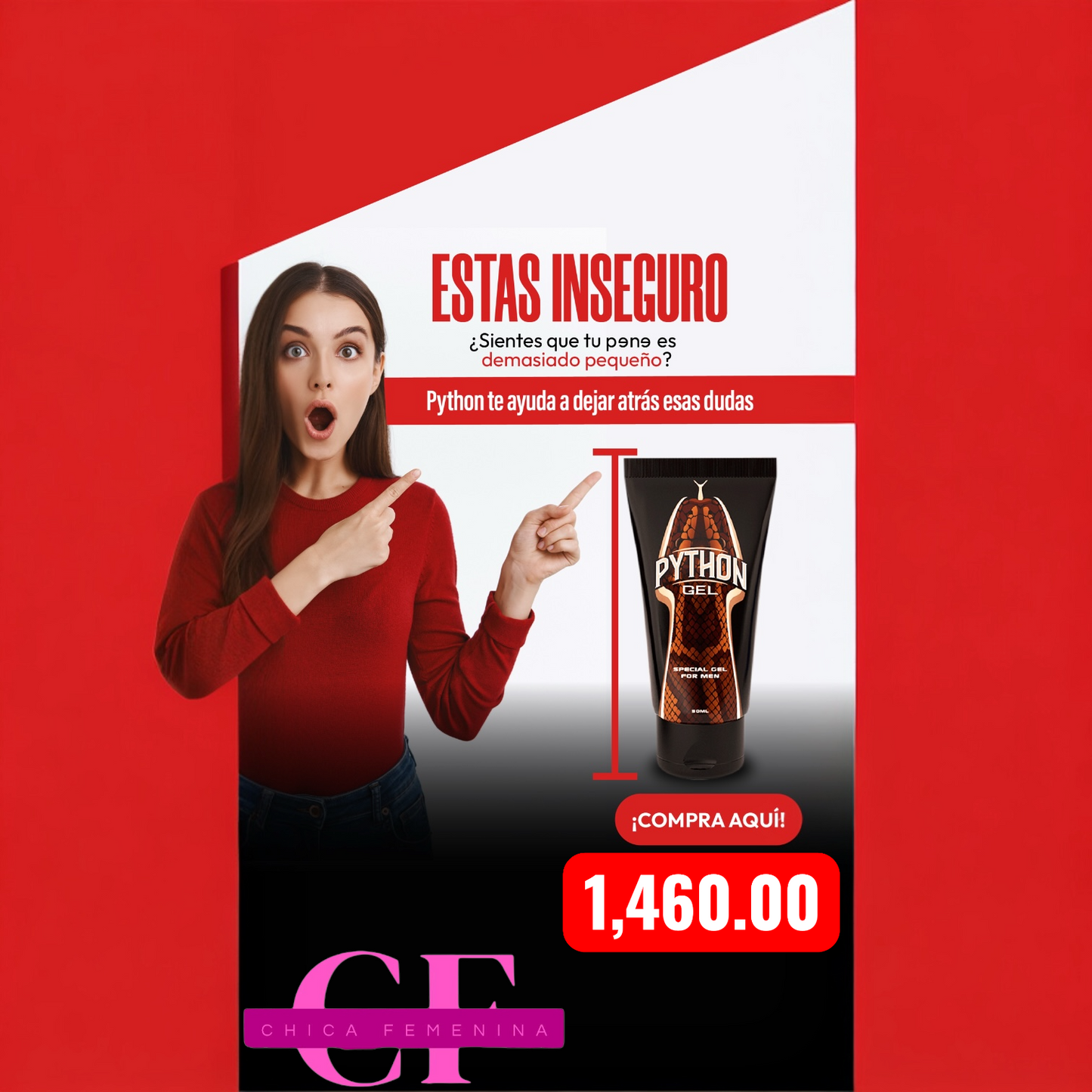 PYTHON GEL NATURAL MASCULINO