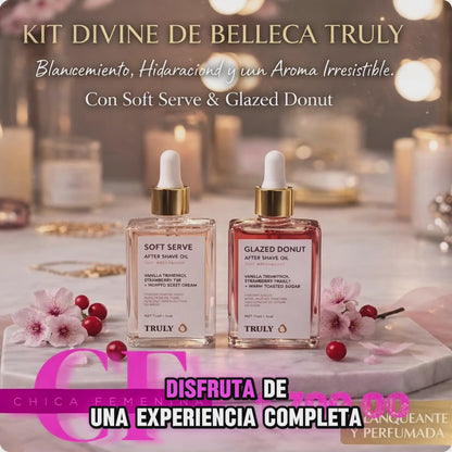 KIT TRULY + HIDRATANTE (ROSADO Y MORADO)