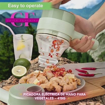 PICADORA ELÉCTRICA D/MANO D/VEGETALES 419G