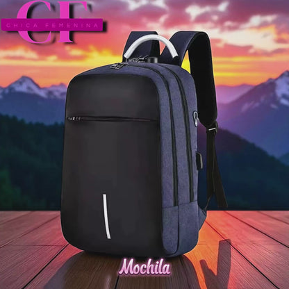 MOCHILA ULTRA LOCK AZUL