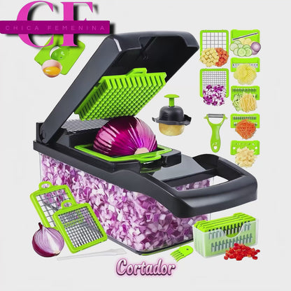 CORTADOR DE VEGETALES SHOPER 14 PIEZAS