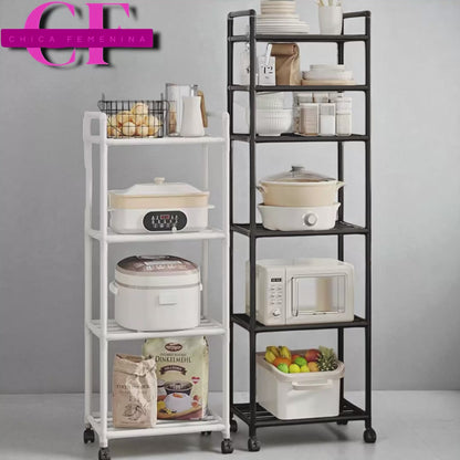 ESTANTE MULTIFUNCIONAL 5 NIVELES CON GANCHO