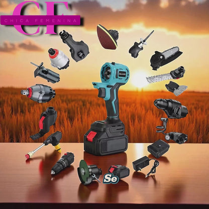 SET DE TALADROS 4 EN 1 AM JBN-10