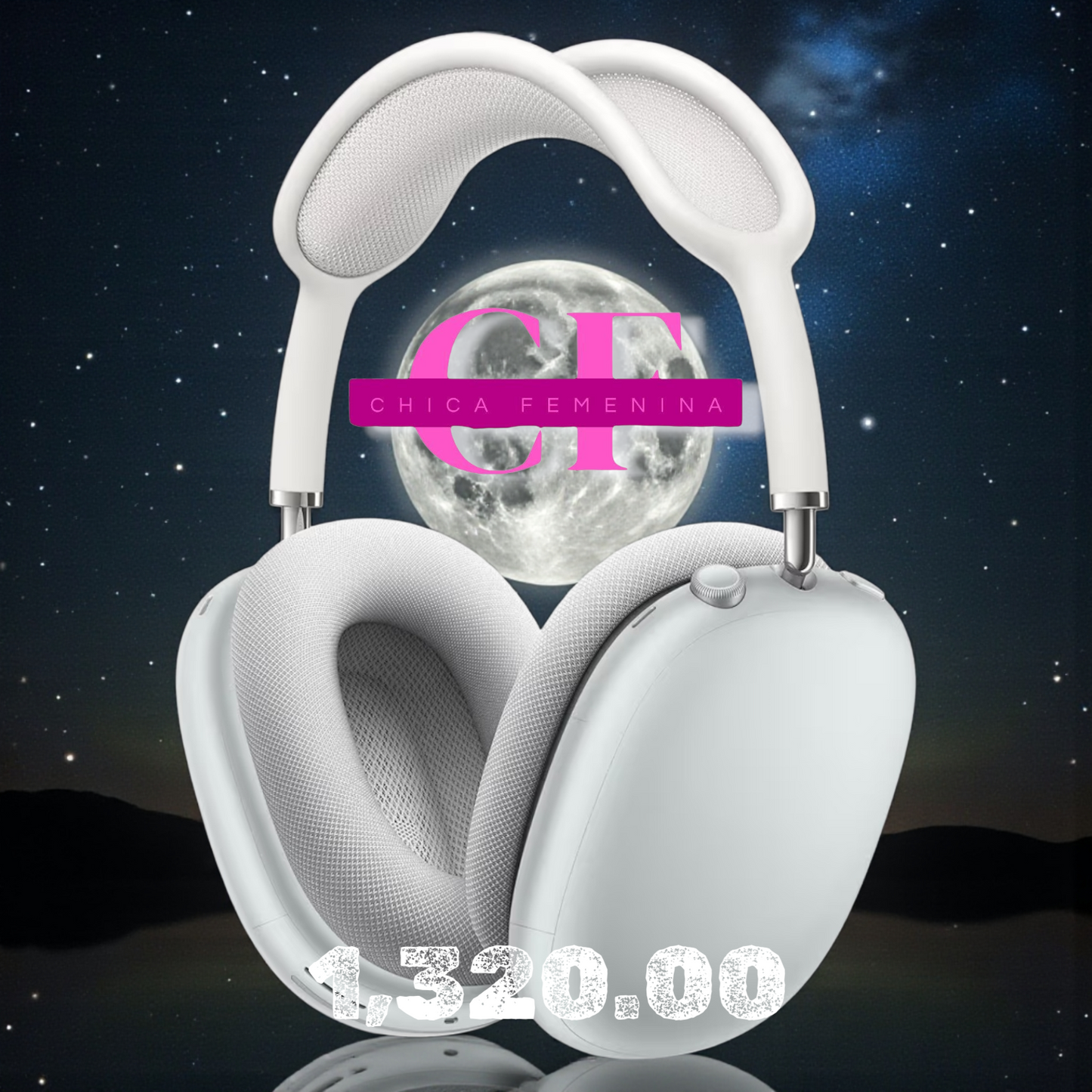 AIR PODS MAX / 1.1 DIADEMA SONIDO - COLOR BLANCO
