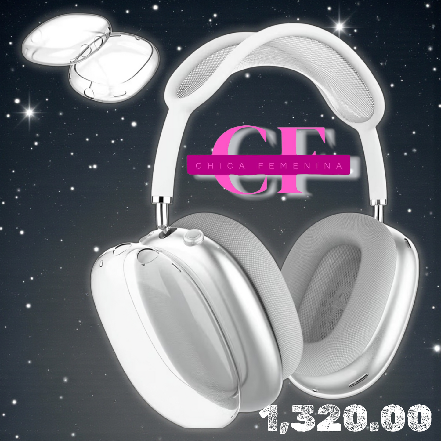 AIR PODS MAX / 1.1 DIADEMA SONIDO - COLOR BLANCO