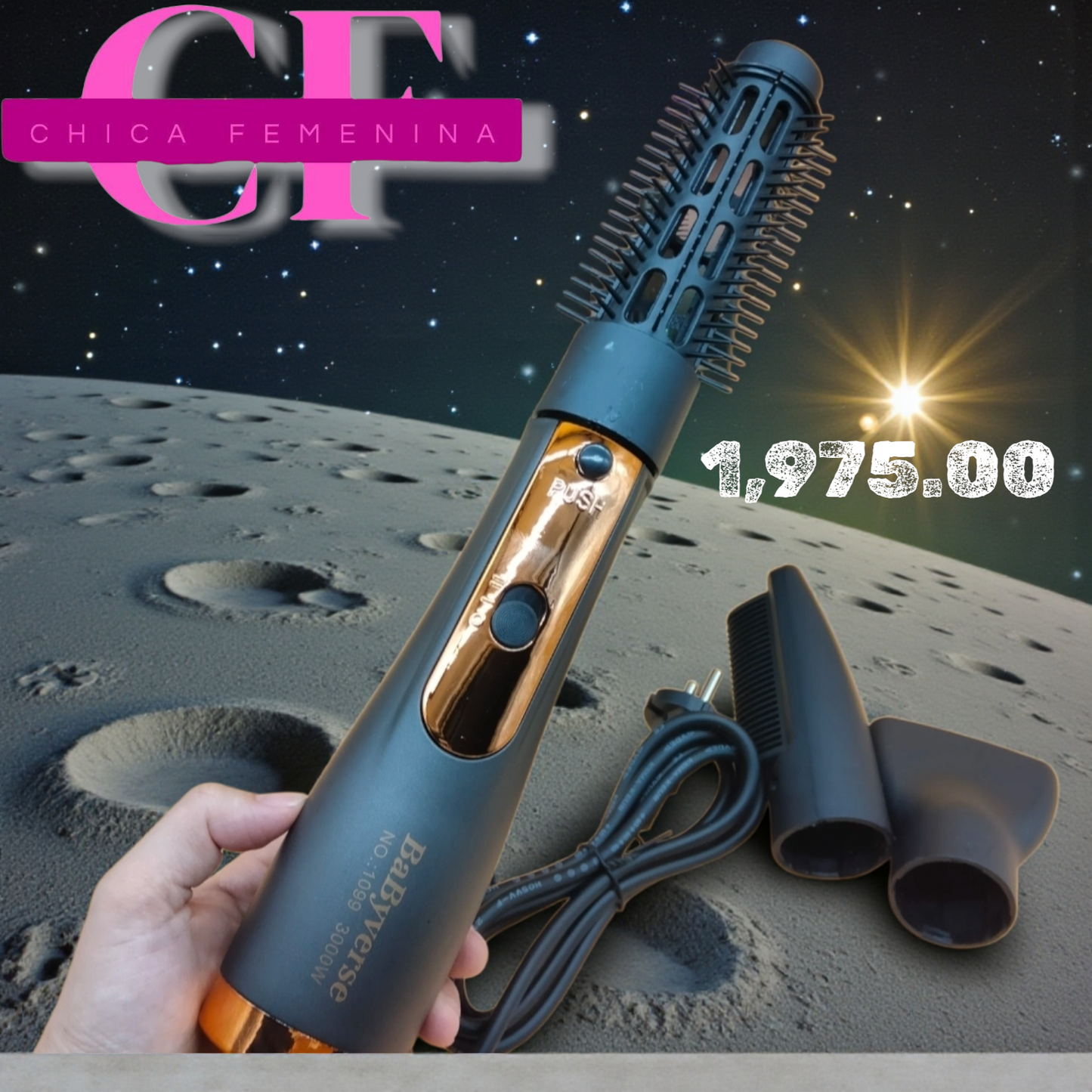 DALING 3 EN 1 – SECADOR Y ESTILIZADOR DE CABELLO MULTIFUNCIONAL