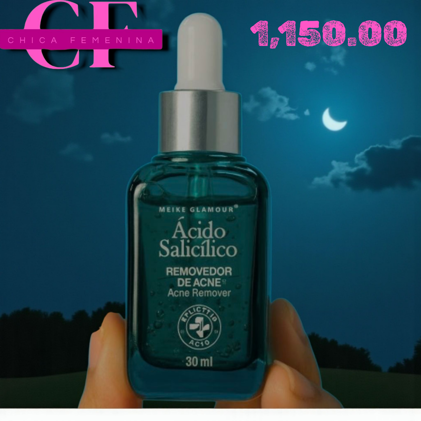 SERUM ACIDO SALICILICO 30 MLREMOVEDOR DE ACNE