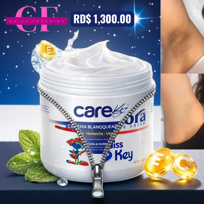 CREMA ACLARADORA 3 EN 1 NUEVA IMAGEN MISS KEY CARE KEY (ACLARA, HUMECTA Y UNIFICA TONO)