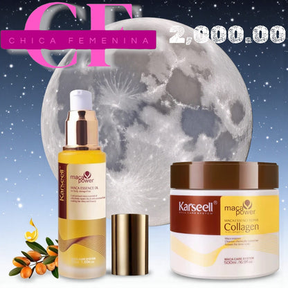 ACEITE KARSEEL Y MÁSCARA DE CABELLO KARSEELL CON COLÁGENO